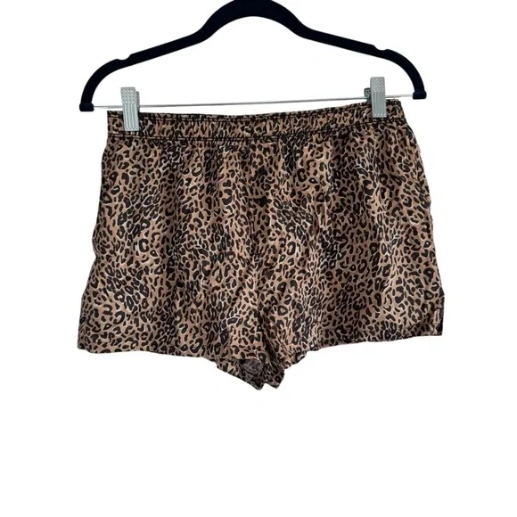 NWT Victorias Secret 2-piece Boxer Short Set Women’s XS Leopard Print/Stripes - Picture 5 of 15